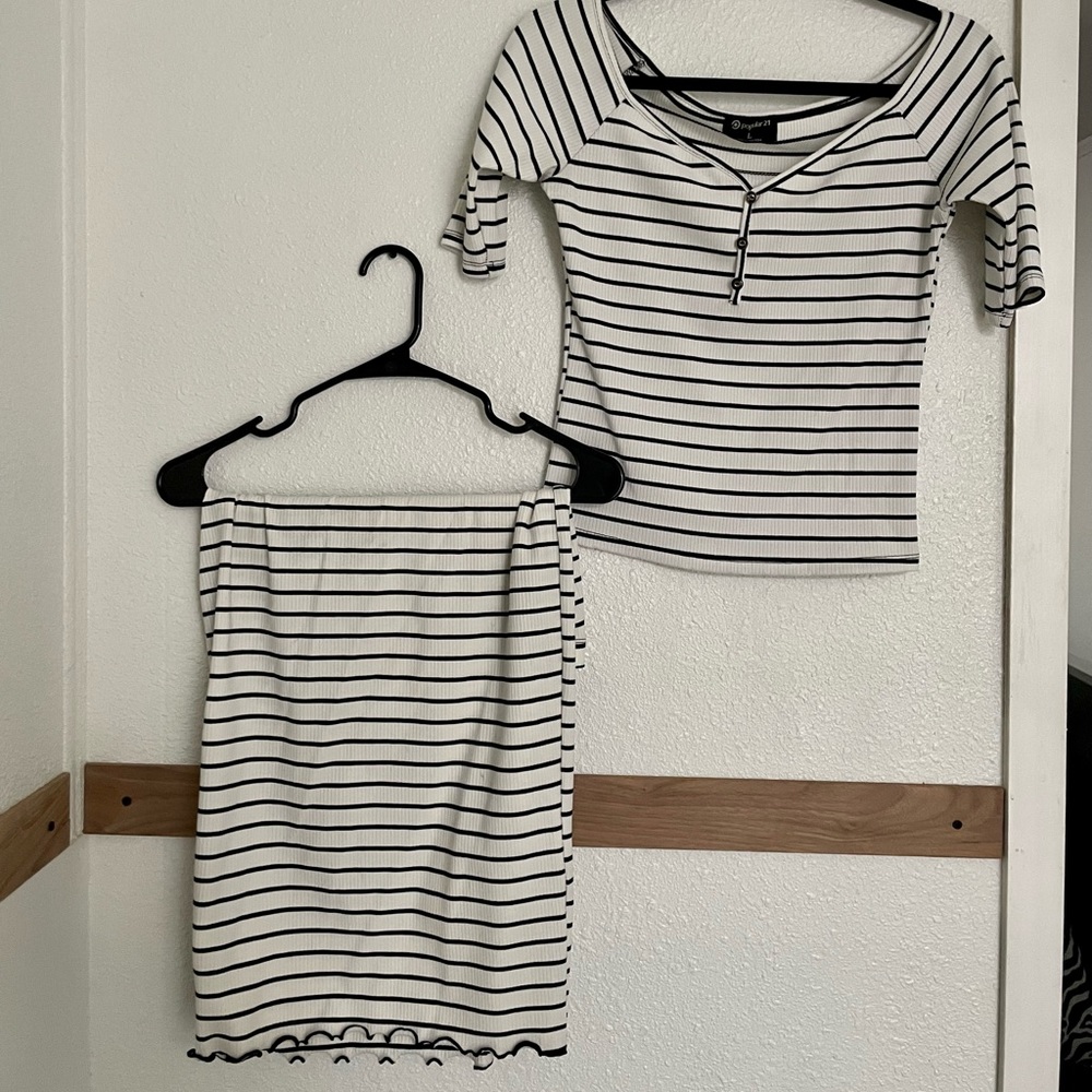 2 piece skirt set
